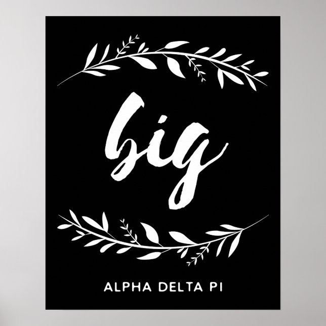 Alpha Delta Pi | Big Wreath Poster (Front)
