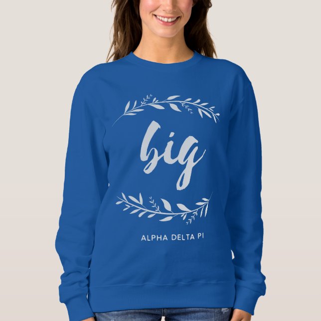 Alpha Delta Pi | Big Wreath Sweatshirt (Front)