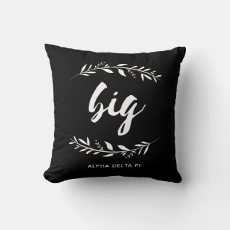 Alpha Delta Pi | Big Wreath Throw Pillow