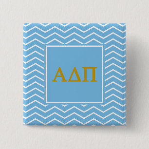 Alpha Delta Pi   Chevron Pattern Button