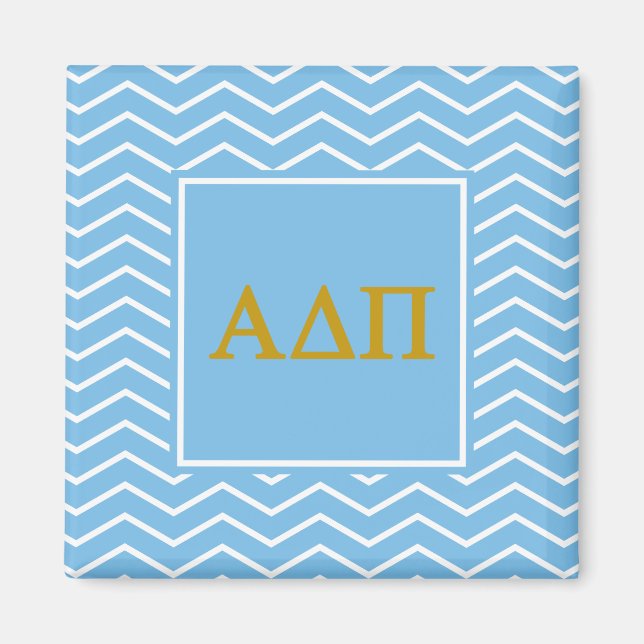 Alpha Delta Pi | Chevron Pattern Magnet (Front)