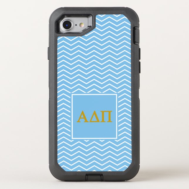 Alpha Delta Pi | Chevron Pattern Otterbox iPhone Case (Back)