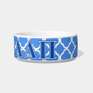 Alpha Delta Pi Dark Blue Letters Bowl