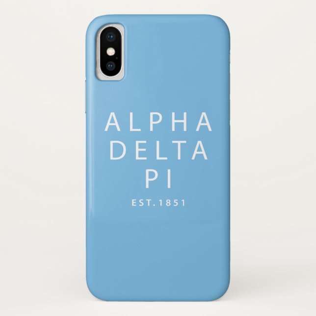Alpha Delta Pi | Est. 1851 Case-Mate iPhone Case (Back)