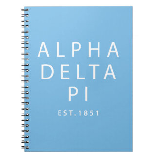 Alpha Delta Pi | Est. 1851 Notebook