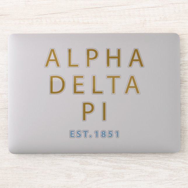 Alpha Delta Pi | Est. 1851 Sticker (Computer)