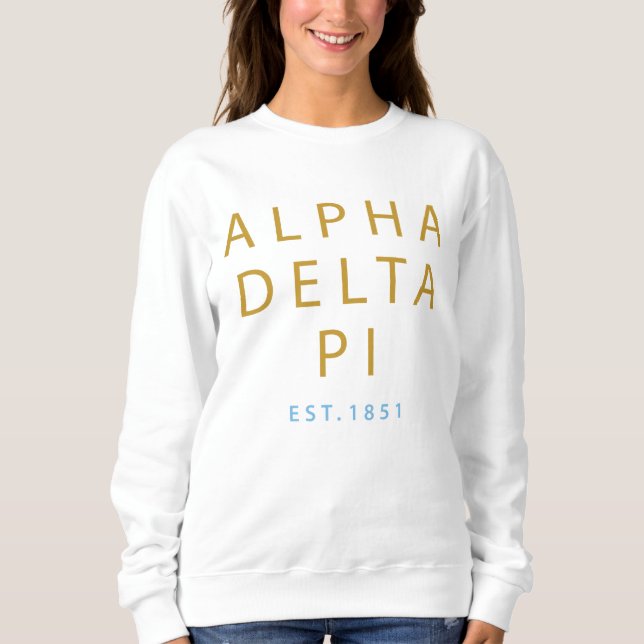 Alpha Delta Pi | Est. 1851 Sweatshirt (Front)