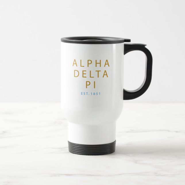 Alpha Delta Pi | Est. 1851 Travel Mug (Right)