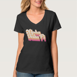 Alpha Delta Pi | Groovy Script T-Shirt