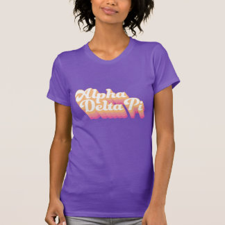 Alpha Delta Pi | Groovy Script T-Shirt