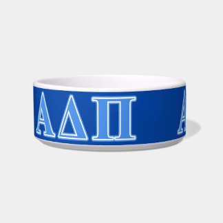 Alpha Delta Pi Light Blue Letters Bowl