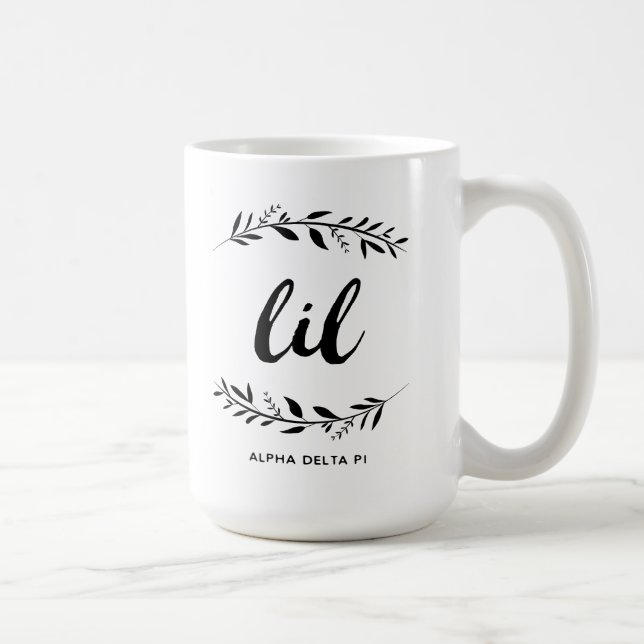 Alpha Delta Pi | Lil Wreath Coffee Mug (Right)