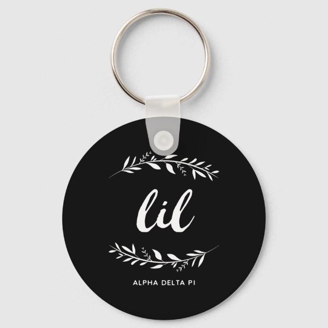 Alpha Delta Pi | Lil Wreath Keychain (Front)