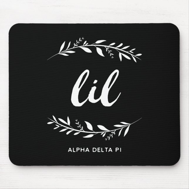 Alpha Delta Pi | Lil Wreath Mouse Pad (Front)