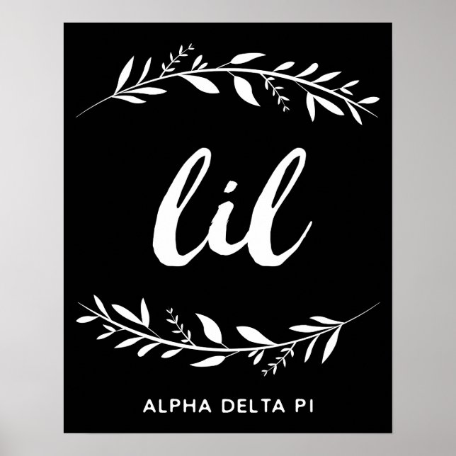 Alpha Delta Pi | Lil Wreath Poster (Front)