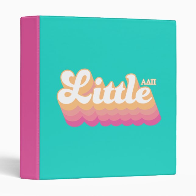 Alpha Delta Pi | Little 3 Ring Binder (Front/Spine)