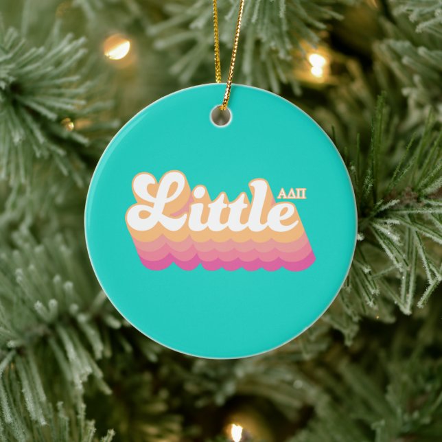 Alpha Delta Pi | Little Ceramic Ornament (Tree)