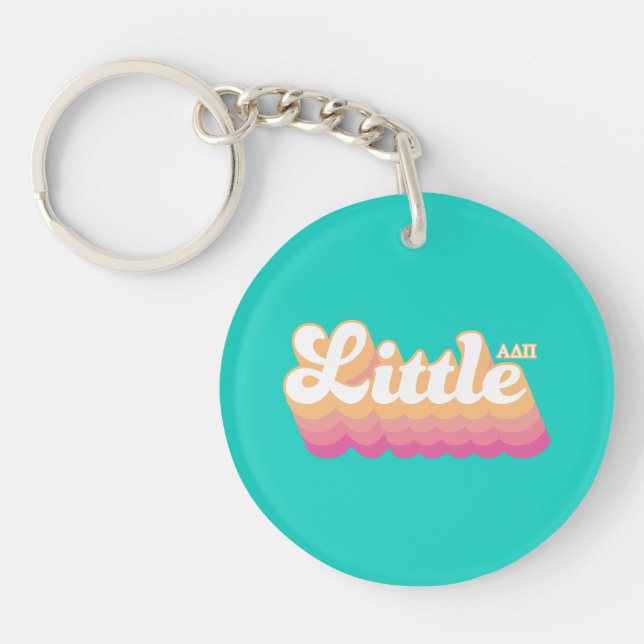 Alpha Delta Pi | Little Keychain (Front)