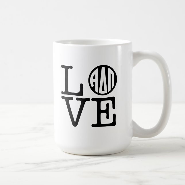 Alpha Delta Pi | Love Coffee Mug (Right)