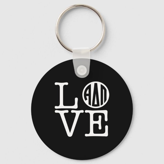 Alpha Delta Pi | Love Keychain (Front)