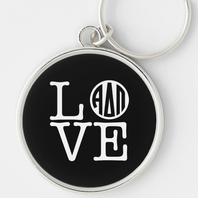 Alpha Delta Pi | Love Keychain (Front)