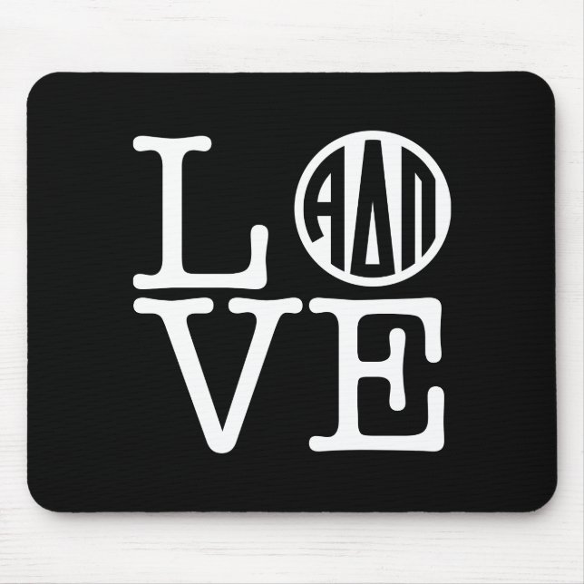 Alpha Delta Pi | Love Mouse Pad (Front)