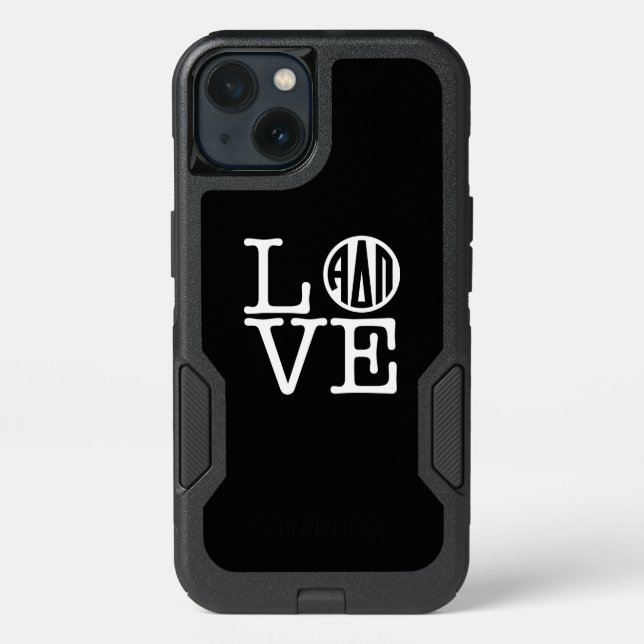 Alpha Delta Pi | Love Otterbox iPhone Case (Back)