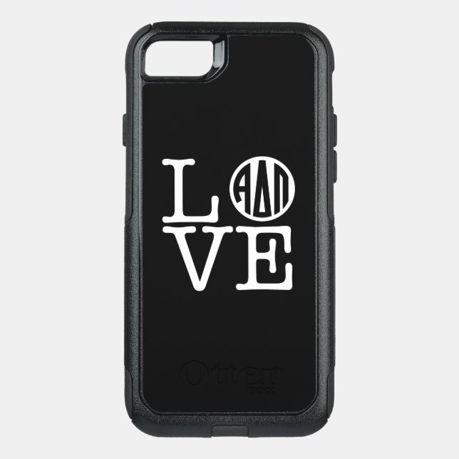 Alpha Delta Pi | Love Otterbox iPhone Case (Back)