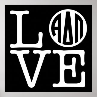 Alpha Delta Pi | Love Poster