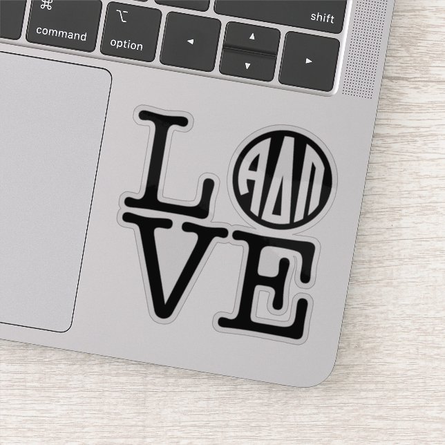 Alpha Delta Pi | Love Sticker (Detail)