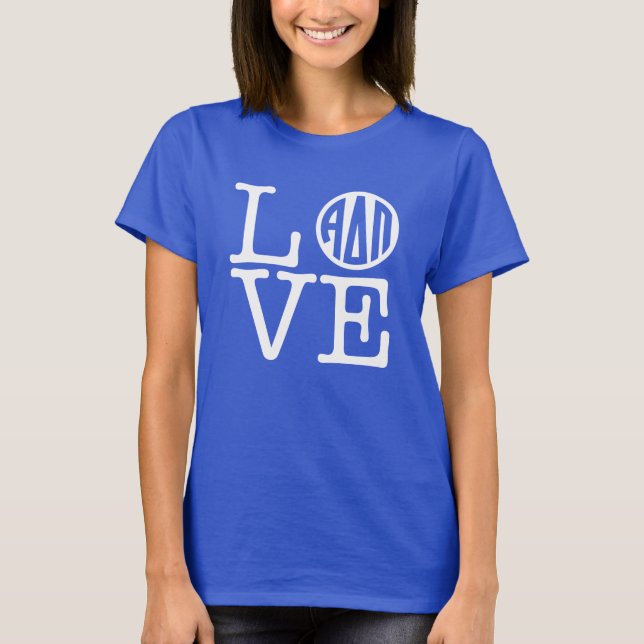 Alpha Delta Pi | Love T-Shirt (Front)