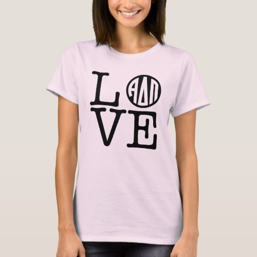 Alpha Delta Pi  Love T_Shirt