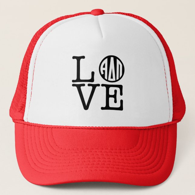 Alpha Delta Pi | Love Trucker Hat (Front)