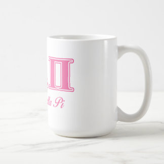Alpha Delta Pi Pink Letters Coffee Mug