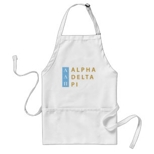 Alpha Delta Pi Stacked Logo Adult Apron