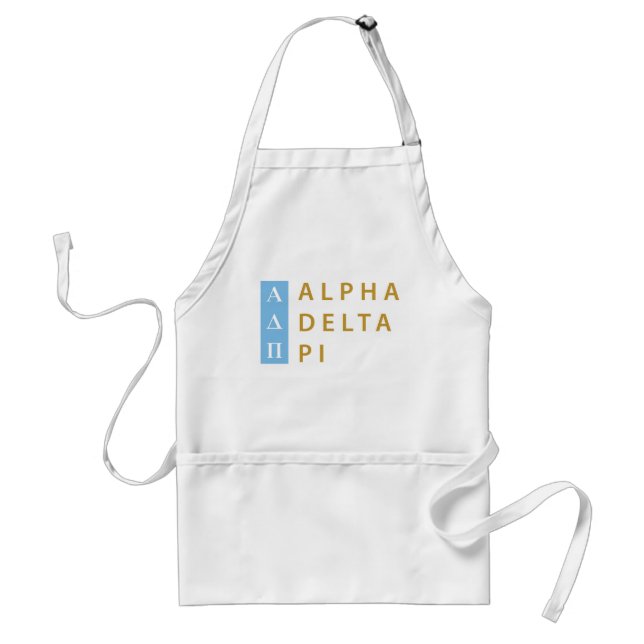 Alpha Delta Pi | Stacked Logo Adult Apron (Front)