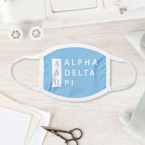Alpha Delta Pi  Stacked Logo Face Mask