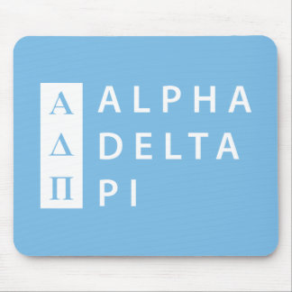 Alpha Delta Pi | Stacked Logo Mouse Pad