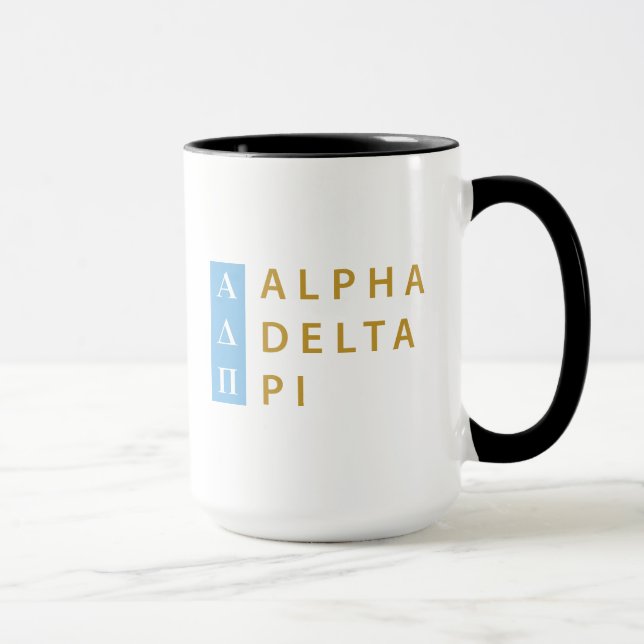 Alpha Delta Pi | Stacked Logo Mug (Right)