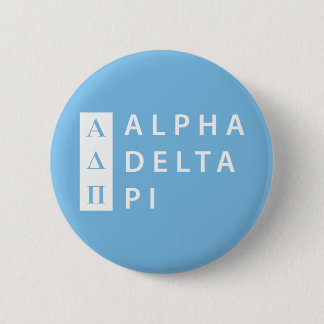 Alpha Delta Pi | Stacked Logo Pinback Button
