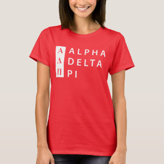 Alpha Delta Pi | Stacked Logo T-Shirt