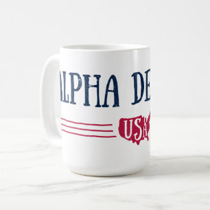 Alpha Delta Pi - USA Coffee Mug