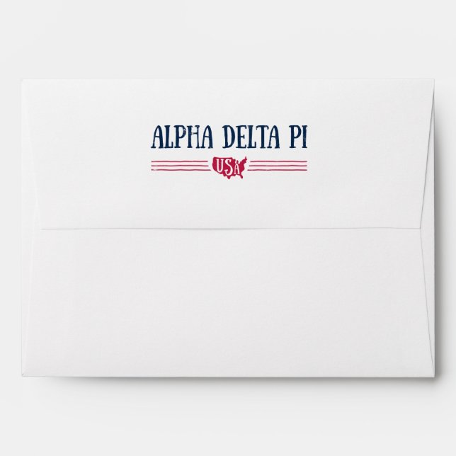 Alpha Delta Pi - USA Envelope (Back (Top Flap))