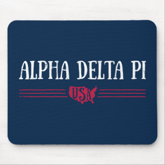 Alpha Delta Pi - USA Mouse Pad