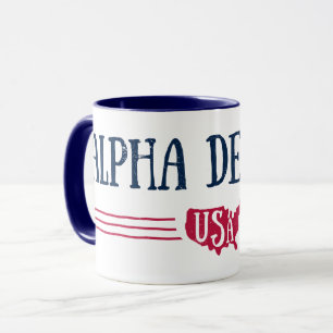 Alpha Delta Pi - USA Mug