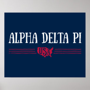 Alpha Delta Pi - USA Poster