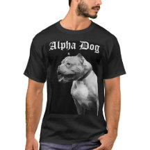 Alpha Dog Pit Bull Mens Tee Shirt