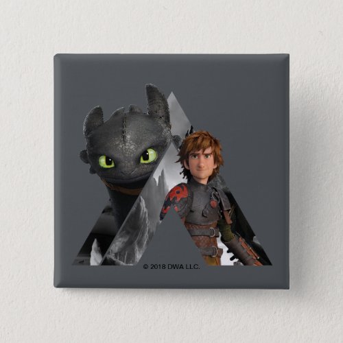 Alpha Dragon Toothless  Hiccup Button