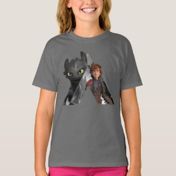 Alpha Dragon Toothless & Hiccup T-shirt by howtotrainyourdragon at Zazzle