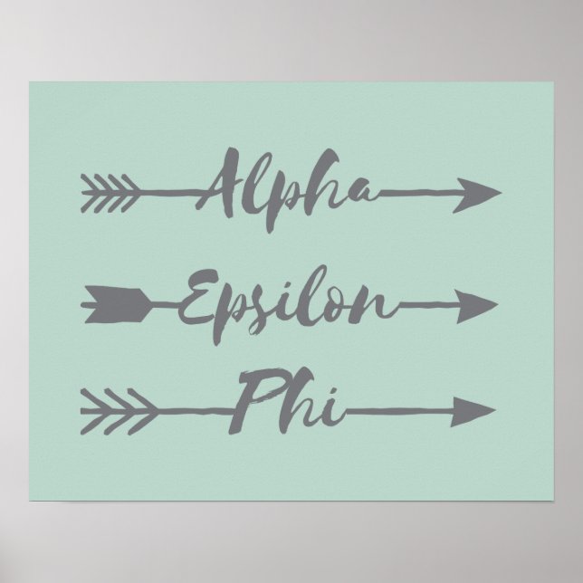 Alpha Epsilon Phi | Arrows Poster (Front)